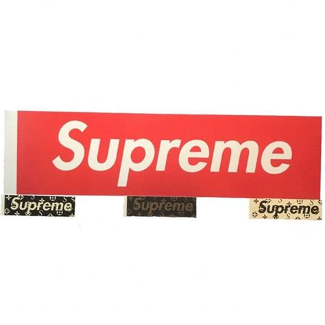 supreme oversized box logo.